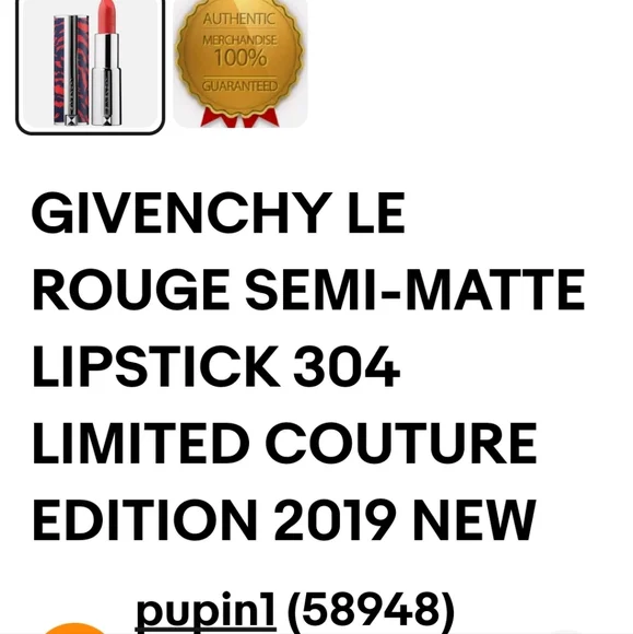 Givenchy Le Rouge Edition Couture in Red and Blue Original Box. - Picture 10 of 10